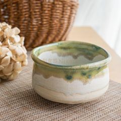 新品　藁灰釉 抹茶碗 お抹茶 抹茶 まっちゃ お茶碗　茶器 茶道具 器 うつわ 陶器 食器 おうち 美濃焼 プレゼント母の日