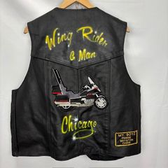 VANGUARD LEATHER OF AMERICA,INC. レザーベスト ペイント パッチ