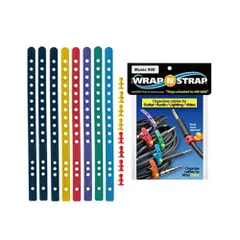 Wrap-N-Strap (ラップン ストラップ) ラバーケーブルタイ 9インチ 8本セット Wrap-N-Strap 900M