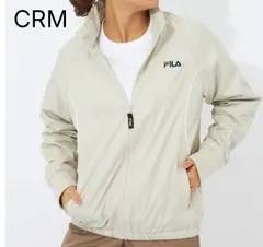 [FILA]  裏フリース ウィンドブレーカー スタンドカラージャケット【443-623】CRM BK ランニング ウォーキング　スポーツ　暖かい　フリース