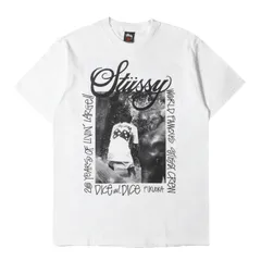 【新品】STUSSY ステューシー Tシャツ サイズ:M / 00s Dice&Dice 20周年記念 フォト プリント クルーネック Tシャツ (デッドストック) / ホワイト 白 / トップス カットソー 半袖 プルオーバー【メンズ】
