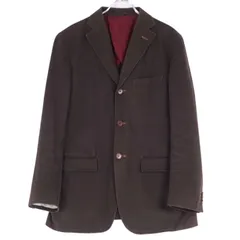 バーバリー ブラックレーベル BURBERRY BLACK LABEL ジャケット テーラード シングルブレスト コットン 無地 アウターメンズ  L カーキのサムネイル
