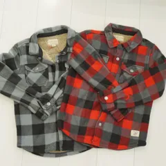 Plaid Vintage Jacket チェック柄裏地フリースジャケットのサムネイル