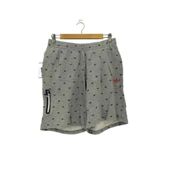 アディダスオリジナルス adidas Originals トレフォイル総柄 スウェット ショートパンツ メンズ  XO