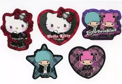 【中古】シール・ステッカー ハローキティ＆リトルツインスターズ ダイカットステッカー 「Happyくじ Sanrio characters HALLOWEEN 2024」 ダイカットステッカー賞