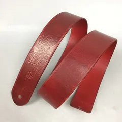 #9 レザーストラップ110㎝赤 f146