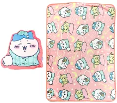 【中古】クッション・抱き枕・本体 ハチワレ(ねむい) ブランケットインクッション 「ちいかわ」