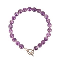 美品 NEEDLES ニードルズ アメジスト ブレスレット Bracelet - Amethyst 天然石 ビーズ パープル アクセサリー ジュエリー ブランド【メンズ】