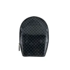 CELINE セリーヌ マカダム  エナメル シェル バックパック ブラック pnued8のサムネイル