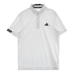 サイズ：M ADIDAS GOLF アディダスゴルフ HT6846 半袖ポロシャツ 総柄 ホワイト系 [240101493479] ゴルフウェア メンズ ストスト