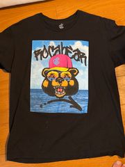 熊　クマ　Bear　ベアー　ROCAWEAR　リゾート　ｔシャツ　ブラック　カニエウエスト　POLO