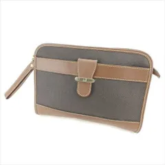 ダンヒル クラッチバッグ セカンドバッグ ヘリンボーン ブラック ブラウン ゴールド PVC×レザー dunhill セカンドバッグ バック ファッション 収納 バッグ  T6051