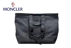 f*y様 【正規品】MONCLE トートバッグ モノグラム ブラック ナイロン製 正規品】MONCLE トートバッグ モノグラム ブラック ナイロン製
