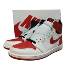 NIKE ナイキ Air Jordan 1 High OG Heritage スニーカー 555088 161 27.5 ホワイト×レッド×ブラック