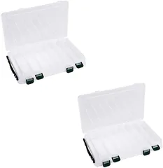 pont du monde 釣り具収納 ルアーケース タックルボックス フィッシング 2個セット 14口