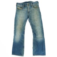 DIESEL デニムパンツ ジーンズ WASH ヴィンテージ 加工 ブルー W27 L30　ディーゼル ◆送料込み◆質屋-5227
