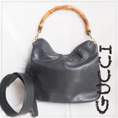 年末セール★ グッチ GUCCI バンブー トートバッグ ショルダーバッグ 小
