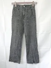 ◇ Θ PAGEBOY ページボーイ デニム フレア パンツ ジーンズ サイズ24 XS ブラック系 レディース E  【1507230012906】