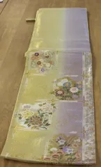 【さが美】 夏帯 袋帯 はればれ加工 リーフ模様 金銀糸入り 和装 着物 帯 さが美】 夏帯 袋帯 はればれ加工 リーフ模様 金銀糸入り 和装