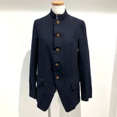 RK-J006 コムデギャルソン コムデギャルソン COMME des GARCONS COMME des GARCONS エステルオックス スタンドカラージャケット 紺色 XSサイズ 2013年S/S