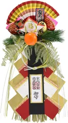 【数量限定】A-931 58cm 福寿玉飾り(特大) リース 玄関 しめ飾り 正月飾り しめ縄 秀〆