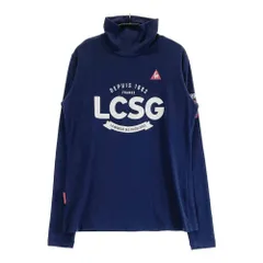 サイズ：L LE COQ GOLF ルコックゴルフ  起毛 タートルネック 長袖Tシャツ  ネイビー系 [240101422396] ゴルフウェア レディース ストスト