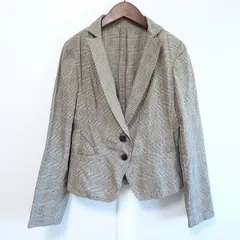 #anc  トラサルディ TRUSSARDI ジャケット 38 グレー チェック レディース [762897]のサムネイル