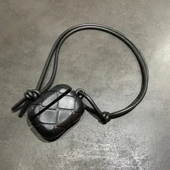 定価30800円 Bottega Veneta Airpods Pro ケース イントレチャート ラバーシリコン ボッテガヴェネタ ブラック F　68441A3のサムネイル