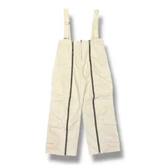 参考上代25300円 未使用品 MAISON SPECIAL 23AW Zip Flight Pants ジップフライトパンツ サロペット オーバーオール メゾンスペシャル 21232466102 オフホワイト 38 248A1のサムネイル