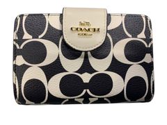 ♪2366 COACH コーチ シグネチャー 2つ折り財布 CP420 中古 美品
