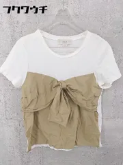 ◇ B:MING by BEAMS ビーミング by ビームス 半袖 カットソー サイズONE ホワイト ベージュ レディース 【中古】 【1002800505609】