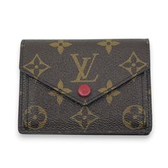 Louis Vuitton ルイ ヴィトン モノグラム ポルトフォイユ マリー 二つ折り財布 赤 M93802