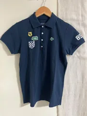 パーリーゲイツ　ゴルフ　ポロシャツ　レディース　ネイビー　紺　89