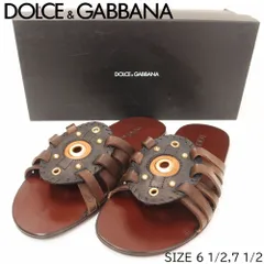 ドルチェ\u0026ガッバーナ　DOLCE\u0026GABBANA ビットレザーサンダル　メンズ