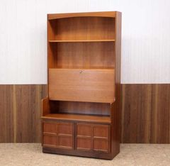 ユニットキャビネット ネイサン デスク イギリス チーク 完成品