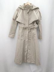 ◇ ⊇ RUIRUE 無地 長袖 ロングコート サイズS ベージュ系 レディース E  【1506190013428】