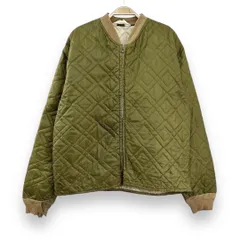【フォロワー様クーポン配布中！】60s 70s ジェネラル社 アルミジップ  バージン ダクロン キルティング ジャケット ブルゾン 輸入古着 海外古着 US古着 メンズ ビンテージ  60年代70年代 グリーン 【S88】
