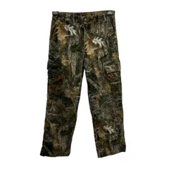 REDHEAD ミリタリーパンツ S～ カーキ系 リアルツリー レッドヘッド ジップアップ ダブルニー カーゴパンツ 古着卸 アメリカ仕入 2507-237