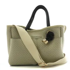 バンヤードストーム BARNYARDSTORM パンチングトートバッグ ハンドバッグ ショルダーバッグ 2WAY グレージュ /TK ■OF