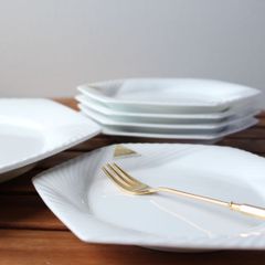 【器】utsuwakan ケーキ皿セット（大皿１，小皿５、フォーク５）