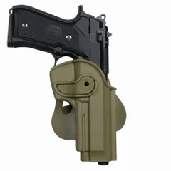 M9 MILITARY トイガン ホルスター付き BLACKHAWK レッグホルスター Serpa LV2 ベレッタ92/M9A1 レール