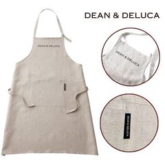 DEAN＆DELUCA ディーン＆デルーカ エプロン 人気 おしゃれ キッチン エプロン レディース シンプル 大人 カフェエプロン 母の日 ギフト