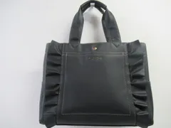 R015 　JILL byJILLSTUART　ジルバイジルスチュアート　トートバッグ　フリルトート　ブラック　黒　保存袋付　中古