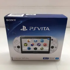 05w14197T 【美品 PS VITA】PlayStation VITA 本体 箱あり PCH-2000 グレイシャーホワイト ＊動作確認/初期化済み＊  ◎中古品◎