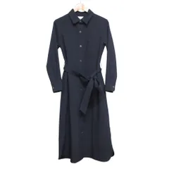 未使用級✨　SOEJU ソフトオックスシャツワンピース　現行モデル　M ネイビー ソフトオックスシャツワンピース - SOÉJU online store｜上質な