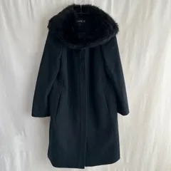 LOUNIE シャンブレーシャギーコート サイズ38 ルーニィ アルパカ混コート LOUNIE シャンブレーシャギーコート サイズ38 ルーニィ アルパカ混コート