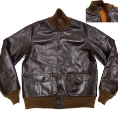 バズリクソンズ A-1 レザージャケット 馬革 BR80649 ジャケット Buzz Rickson フライトジャケット メンズ A1 Type A-1 A.C. ORDER No.31-800P 復刻モデル シールブラウン 新品