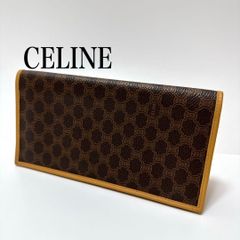CELINE セリーヌ 長財布 マカダム柄 美品 - メルカリ
