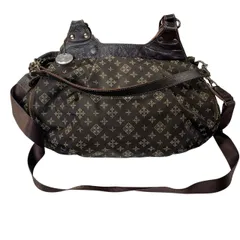 ♪3106 russet ラシット 2way レザー ナイロン バッグ 茶 ショルダー 軽量　中古