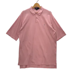 90’s vintage Polo by Ralph Lauren 90年代 ポロバイラルフローレン ポニー刺繡 半袖 ポロシャツ ワンポイント刺繡 オーバーサイズ ビッグサイズ ホンコン製 Lサイズ ピンク